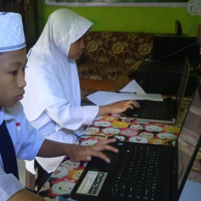 Adha, Jawara Barzanji Ini Siap Wakili MTs PP. As’adiyah Galber Pada Ajang KSM Mapel Matematika Terintegrasi