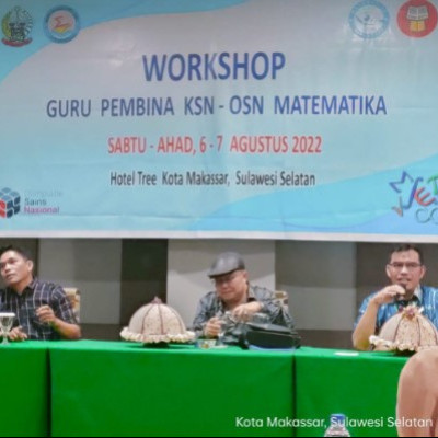 Pembina KSM MTsN 3 Sinjai Ikuti Workshop Guru Pembina KSN-OSN Matematika