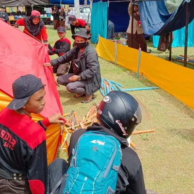 Tim Pramuka MTsN 7 Bulukumba Ikut Ramaikan Perkemahan Hari Pramuka ke-61