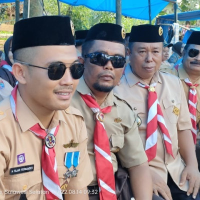 Wakili Kepala KUA Bontotiro, Penyuluh Agama Hadir dalam Penutupan Pramuka