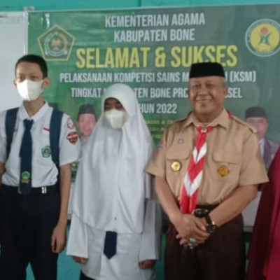 Siswa Pilihan MTsN 1 Bone Ikut KSM 2022