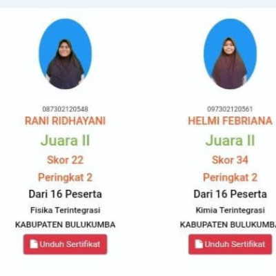 Dua Siswanya Tembus KSM Provinsi, Kepala MA Babul Khaer Beri Apresiasi dan Motivasi