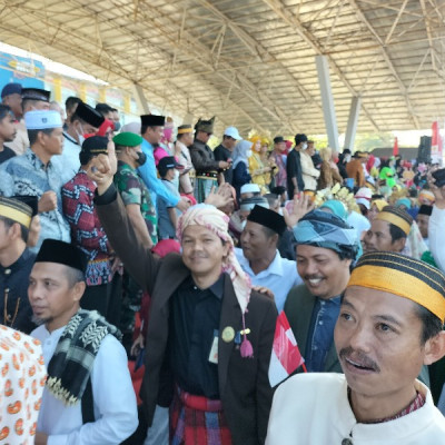 KUA Mandai Meriahkan Gerak Jalan Merdeka Toleransi