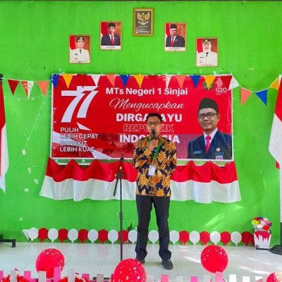 Semarakkan HUT RI KE 77, MTsN 1 Sinjai Laksanakan Berbagai Lomba