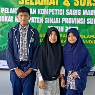 Dua Peserta Didik MTsN 4 Sinjai Lolos KSM Tingkat Provinsi Sulawesi Selatan