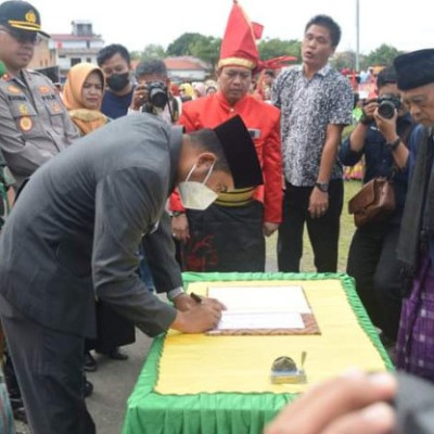 Kuatkan Toleransi Beragama, Kemenag Sinjai Bersama Forkopimda Sinjai Tanda Tangani Deklarasi Sinjai Bersatu