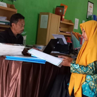 Kamad MTs  Gelar Pelaksanaan Supervisi Kindang Bulukumba Berlangsung Dengan Lancar