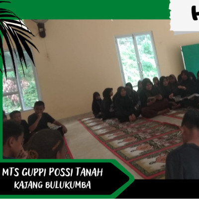 Siswa MTs Guppi Possi Tanah Menggelar Tadarusan dan Doa Bersama Setiap Sabtu