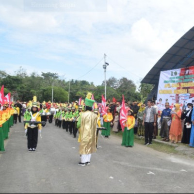 Iringi Peserta Karnaval Merdeka Toleransi, Drumband MIN 3 Tampil Percaya Diri