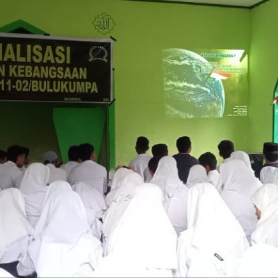 Peserta Didik MA Darul-Qalam Bulukumba Antusias  Ikuti Sosialisasi Wawasan Kebangsaan