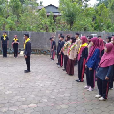 Tumbuhkan Jiwa Relawan, PMR Wira 224 MA Tengah Lembang Gelar Pembukaan Diklatsar Angkatan II