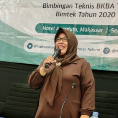 Kepala Madrasah Beserta Bendahara MTs Attahiriyah Mangopi Ikut Bimtek BKBA Tingkat Provinsi