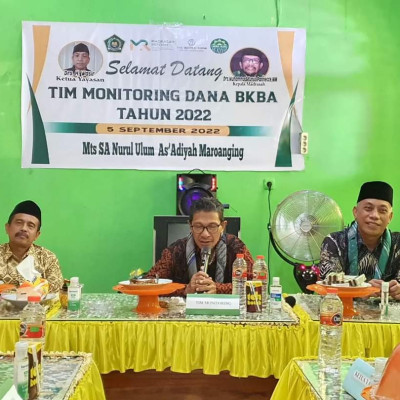 Monitoring BKBA, Kabid Pendma H. Rappe Harap Ada Implementasi