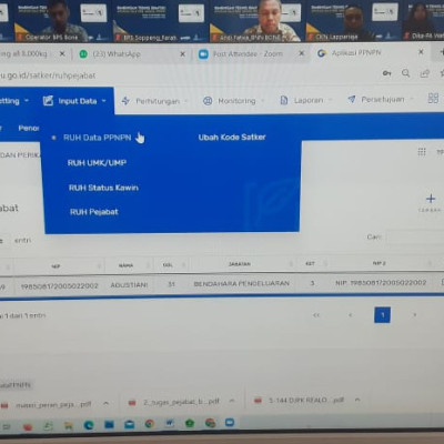 MIN 8 Bone Ikuti Bimtek Aplikasi Gaji PPNPN