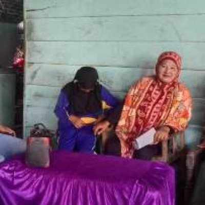 Jalin silaturahmi,Kamad MTs Nashrul Haq Sambangi rumah sang juara KSM