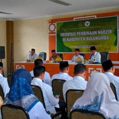 Kepala KUA Kecamatan Gantarang Mengikuti Orientasi Pembinaan Nadzir Se Kabupaten Bulukumba