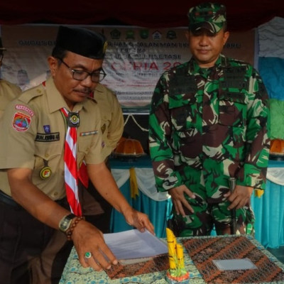 Dandim 1405 Buka Camp Ceria Ambalan Pramuka MAN 1 Plus Keterampilan Kota Parepare