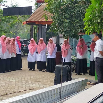 Ini yang Disampaikan Wakamad Akademik MTsN 1 Bulukumba Saat Pimpin Apel Senin