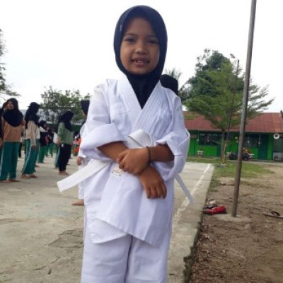 Atlet Cilik ini Antusias Ikuti Latihan Kempo 