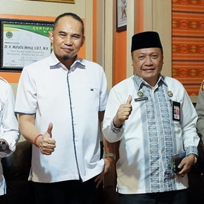 Kakankemenag temui Kepala BPN Lutim, Ada Angin Segar Sertifikat Tanah PLHUT ON PROSES