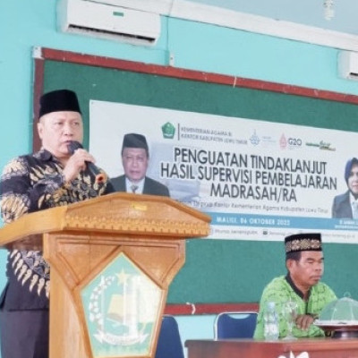 Pendis Kemenag Lutim Hadirkan 57 Kamad, Bahas Hasil Supervisi Madrasah. Ini Kata Kakankemenag Lutim