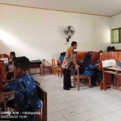 Ujian ANBK Gelombang Dua MTs Muhammadiyah Songing Berjalan Lancar Dan Sukses