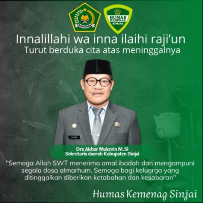 Keluarga Besar Kemenag Sinjai Berduka, Sekretaris Daerah Sinjai  Meninggal Dunia