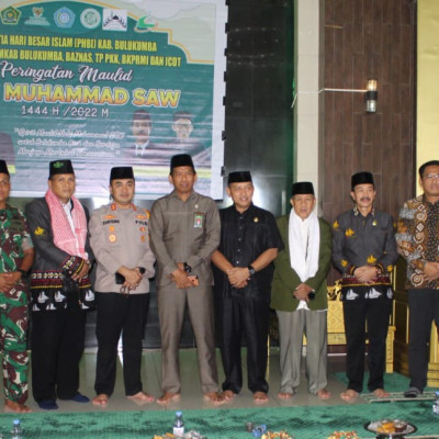 PHBI Bersama Pemkab Bulukumba Gelar Peringatan Maulid Nabi Muhammad SAW