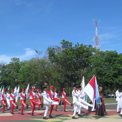 Siswa MAN 1 Bone Meriahkan Kirab Pelajar Andalan Sul-Sel