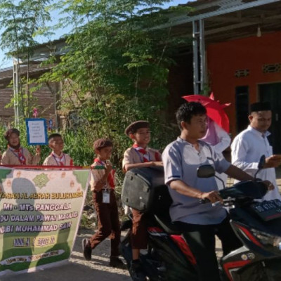 Berbeda Dari Biasanya, MIS Panggala Peringati Maulid Nabi Dengan Pawai Keliling Kampung