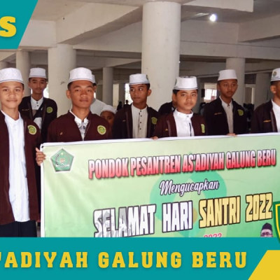 Ponpes As’adiyah Galung Beru Sukseskan Kirab Resolusi Jihad