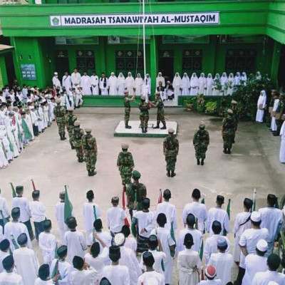 Kakan Kemenag Parepare Hadiri Peringatan HSN di Pontren Al Mustaqim