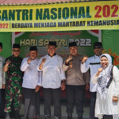 Kakan Kemenag Bulukumba Hadiri Upacara Hari Santri di Ponpes Babul Khaer