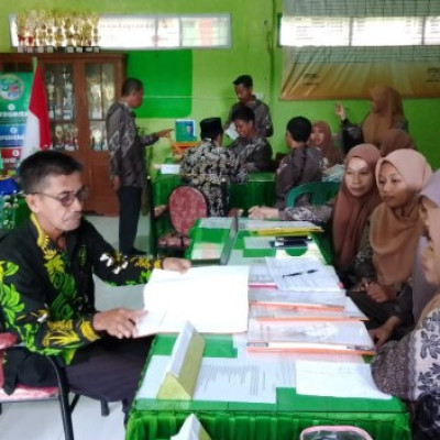 Tim Penilaian Kinerja Kepala Madrasah Sambangi MA Nurul Irham