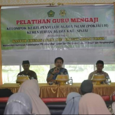 Kelompok Kerja Pokjaluh Kemenag Sinjai Gelar Pelatihan Guru Ngaji