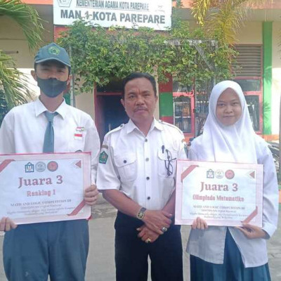 Siswa MAN 1 Plus Keterampilan Kota Parepare Raih 2 Juara pada Ajang Olimpiade Matematika