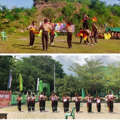 Fighter Scout Tampil memukau Dalam Lomba Parade Smapore LKBB