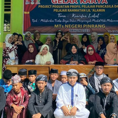 Peringati Maulid Nabi Muhammad SAW 1444 H, MTs Negeri Pinrang Gelar berbagai Lomba Antar Pelajar