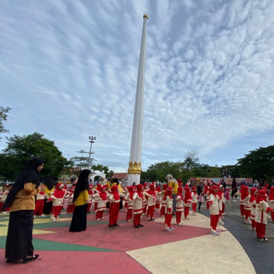 RA Mahad Hadits Al-Junaidiyah Biru Galakkan Aksi Sehat dan Makan Bergizi