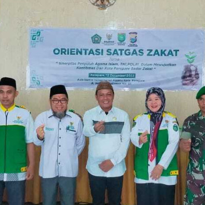 Kemenag Parepare Bersama Baznas Gelar Orientasi Satgas Zakat