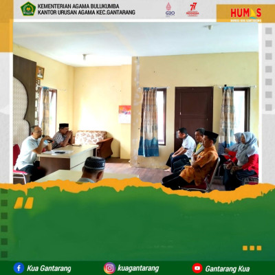 Kepala KUA Kec. Gantarang, Gelar Rapat Kordinasi Persiapan STQH Tingkat Kecamatan