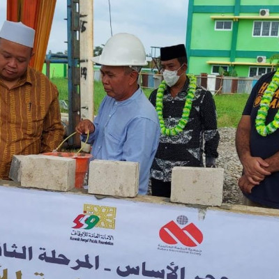 Kepala KUA Barombong Hadiri Peletakan Batu Pertama Ponpes Al-Fityan