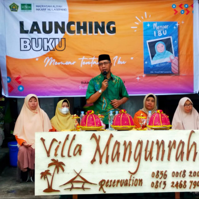 Kakan Kemenag Bantaeng Launching Buku Kedua Aliyah Lasepang Sebagai Madrasah Literasi Di Panrang Luhu