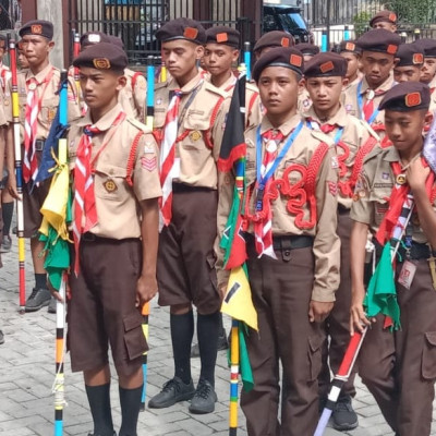 Siswa MTs Guppi Mattirowalie Menjadi Utusan Kwarran Kindang Perkemahan LT 3 Tingkat Kwarcab Bulukumba