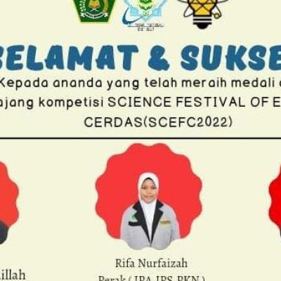 Siswa MTsN Gowa Raih Medali di Event Lomba Tingkat Nasional