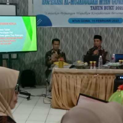 Koperasi Al-Mujaddidah MTsN Gowa Laksanakan RAT