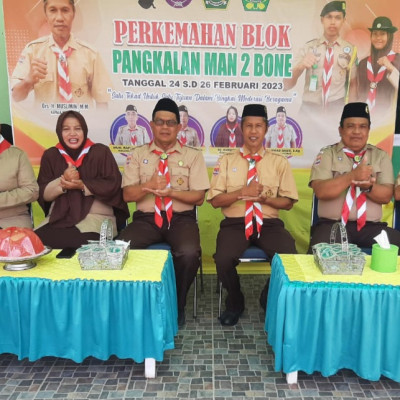 Bangun Karakter Moderat, MAN 2 Bone Gelar Kemah Blok