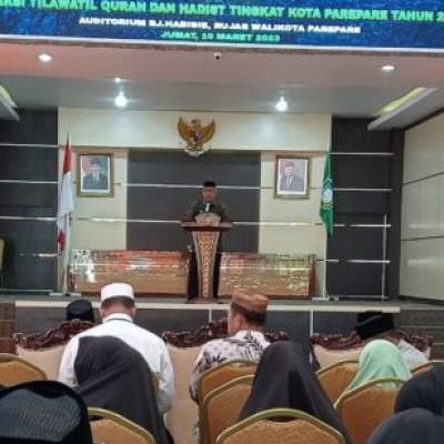 Tutup STQH, Wakil Wali Kota Parepare Harap Lantunan Alquran Dapat Memperindah Hati