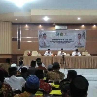 Baznas Bulukumba Gelar Bimtek UPZ, Kakan Kemenag Bulukumba Turut Hadir