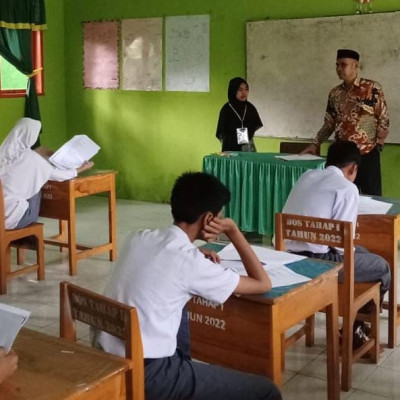 Ketua Pokjawas Pantau Asesmen Madrasah di MA Guppi Gunung Jati